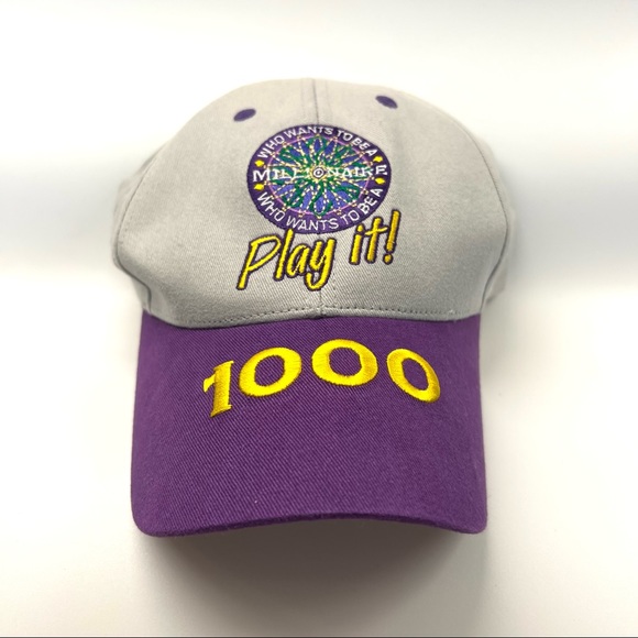 Disney Other - Disney World Who Wants To Be A Millionaire Play It 1000 Winner Hat Vintage